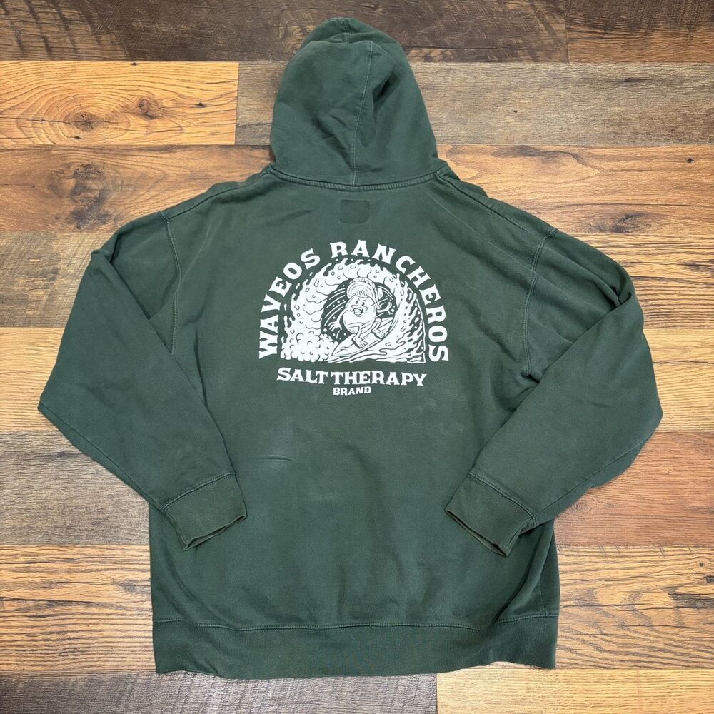 Salt Therapy Green Hoodie